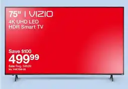 Target 4K UHD LED HDR Smart TV 75 offer