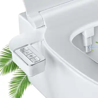 Walmart AZULLIA Non-Electric Bidet Toilet Seat Attachment with 3 Modes, Adjustable Pressure Controls PB02 offer