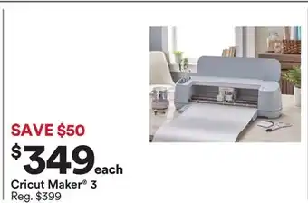 Michaels Cricut Maker 3 offer