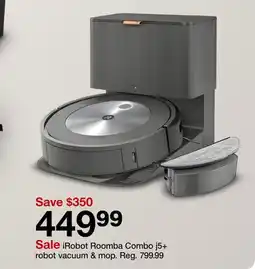 Target iRobot Roomba Combo robot offer