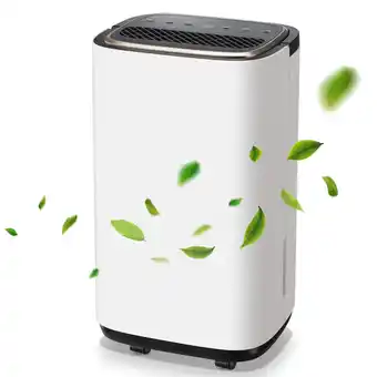 Walmart Dehumidifiers for Home & Room 30 Pints 2500 Sq.ft Portable Dehumidifier with Auto & Manual Drainage offer