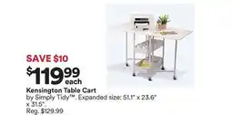 Michaels Kensington Table Cart offer