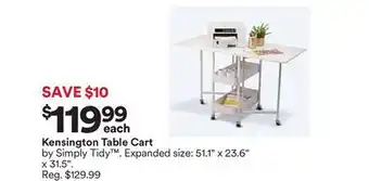 Michaels Kensington Table Cart offer