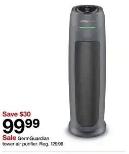 Target GermGuardian tower air purifier offer