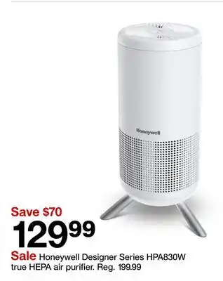 Target Honeywell Designer Series true HEPA air purifier offer