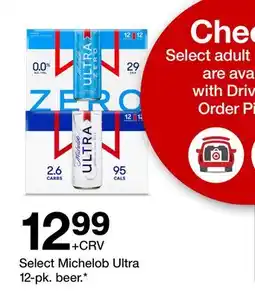 Target Michelob Ultra offer