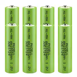 Walmart PKCELL AA Rechargeable Batteries NiMH 1000mAh 1.2v Garden Solar Ni-Mh Light LED 8PCS offer