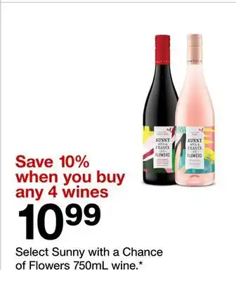 Target Select Sunny with a Chance of Flowers offer