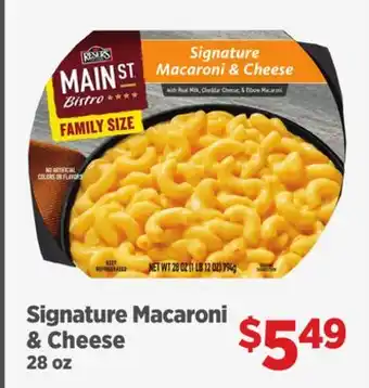 Gordon Food Services Resers Signature Macaroni & Cheese offer