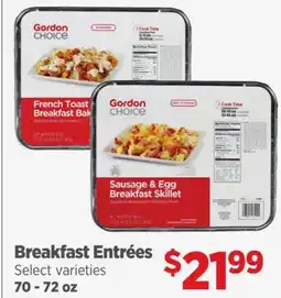 Gordon Food Services Gordon Choice Breakfast Entrées offer