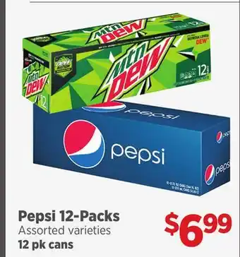 Gordon Food Services Pepsi 12-Packs offer