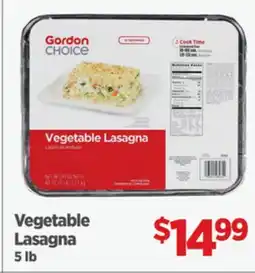 Gordon Food Services Gordon Choice Vegetable Lasagna offer