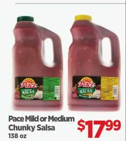 Gordon Food Services Pace Mild or Medium Chunky Salsa offer