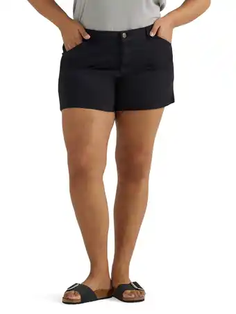 Walmart Lee Women Plus Legendary Mid Rise Carpenter Short offer