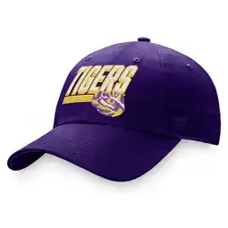 Walmart Men's Top of the World Purple LSU Tigers Slice Adjustable Hat offer