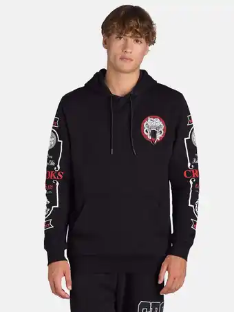 Walmart Crooks & Castles Men's Red Medusa Graphic Hoodie Sweatshirt, Sizes XS-3XL offer