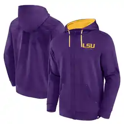 Walmart Men's Fanatics Purple LSU Tigers Power Index Full-Zip Hoodie offer