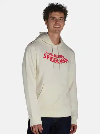 Walmart Spider-Man Men's Graphic Print Hoodie with Long Sleeves, Sizes XS-3XL offer