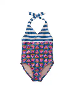 Walmart Tea Collection girls Halter One-Piece Swimsuit, D-2 offer