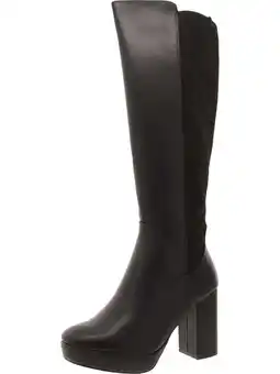 Walmart Mia Womens Elisenda Faux Leather Tall Knee-High Boots offer