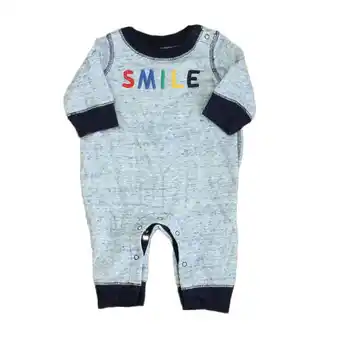 Walmart Pre-Owned Gap Boys Blue Smile Long Sleeve Outfit size: 0-3 Months (Good) offer