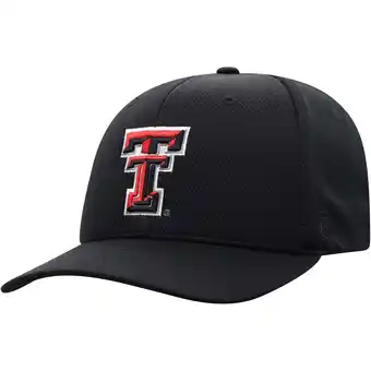 Walmart Men's Top of the World Black Texas Tech Red Raiders Reflex Logo Flex Hat offer