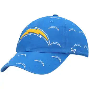 Walmart Women's '47 Powder Blue Los Angeles Chargers Confetti Clean Up Adjustable Hat offer