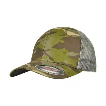 Walmart Flexfit Adult Camo Mesh Trucker Cap offer