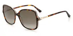 Walmart Jimmy Choo Judy Women's Havana Pink Butterfly Sunglasses with Brown Gradient Lens - Made in Italy offer