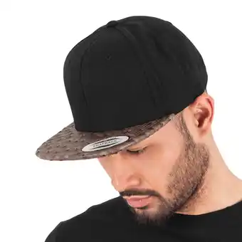 Walmart Yupoong Flexfit Leather Snapback Cap offer