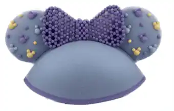 Walmart Disney Parks Minnie Mouse Beaded Purple Blue Ear Hat for Adults New With Tag offer