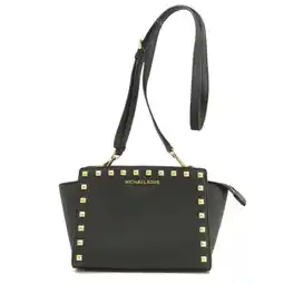 Walmart Pre-Owned Michael Kors Long Shoulder Studded Bag Leather Women's (Fair) offer