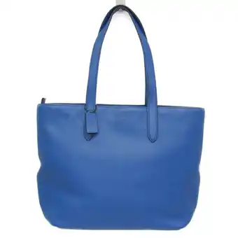 Walmart Pre-Owned Coach Metropolitan Soft Tote 88291 Women's Leather Tote Bag Blue (Good) offer