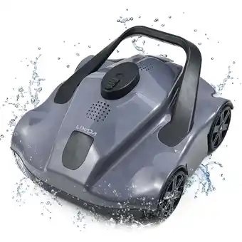 Walmart Automatic Robotic Pool Cleaner Cordless Robotic Pool Vacuum for In Ground Flat Pools offer