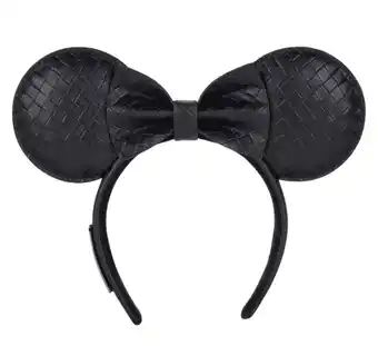 Walmart Disney Parks Minnie Mouse Faux Leather Loungefly Ear Headband Black New With Tag offer