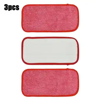 Walmart 3 Pack Reusable Mop Cloth Soft Washable Effective Mop Rectangle Pads Cloth for Swiffer WetJet offer