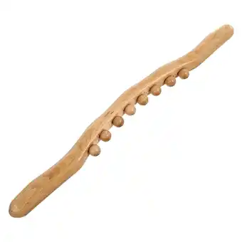 Walmart 1pc Creative Wooden Acupuncture Bars Massage Wooden Sticks Tools (Light Brown) offer