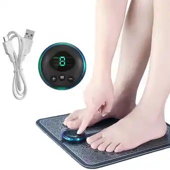 Walmart KDJ Electric Foot Massager EMS Feet Massage Machine Circulation Booster Feet Leg USB offer