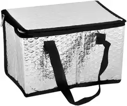 Walmart PresenceHHH 12 Can Soft-Sided Cooler Bag with Leakproof Zippers, Black Trim offer