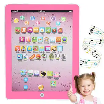 Walmart Fixdono Kids Learning Pad, Kids Tablet Interactive Toddler Toys for Boys & Girls 3-8 Years Old, Pink offer