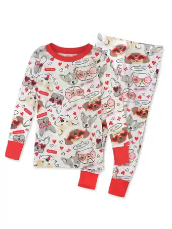 Walmart Honest Baby Clothing Organic Cotton Boy/Girl 2-Piece Long Sleeve Pajama Set, 18M to 5T offer