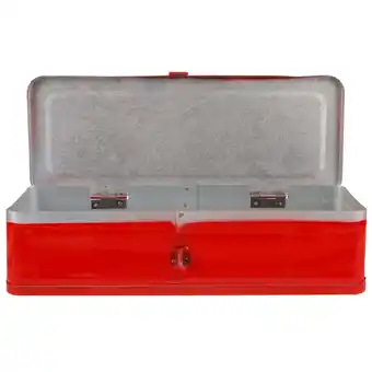 Walmart Qumonin Metal Tool Box Tool Case Mechanics Tool Storage Organizer Car Tool Storage Box offer