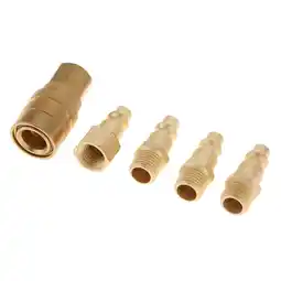 Walmart 5pcs Universal Quick Coupler Fittings Connector 1/4 NPT Tools offer