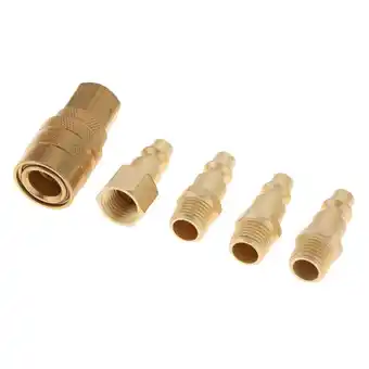 Walmart 5pcs Universal Quick Coupler Fittings Connector 1/4 NPT Tools offer