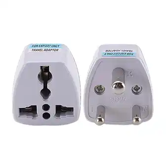 Walmart MFJESEAA Universal UK/US/EU/AU to Little South Africa 3 pin Travel Power Adapter Plug offer