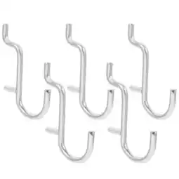 Walmart 20pcs Pegboard Hooks Metal Pegboard Display Hangers Heavy Duty Pegboard Hooks for Tools Keys offer