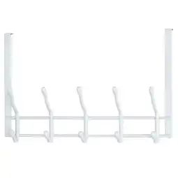 Walmart Better Houseware 1961 White 2-Tier Over-Door Hook Rack offer