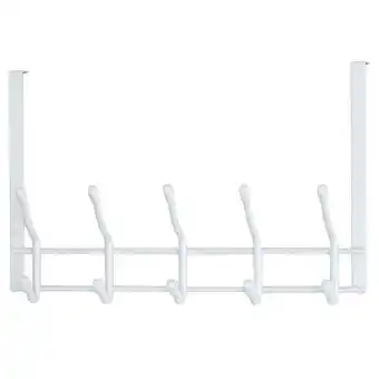 Walmart Better Houseware 1961 White 2-Tier Over-Door Hook Rack offer