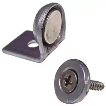 Walmart Stainless Steel Magnetic Latch w/ Bracket 1/2 D 10lbs Hold Strength, pair offer