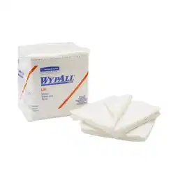 Walmart Wypall L30 DRC Towels (05812), Strong and Soft Wipes, White, 12 Packs per Case, 90 Towels per Pack offer